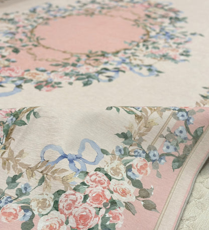 Pink Floral Rug
